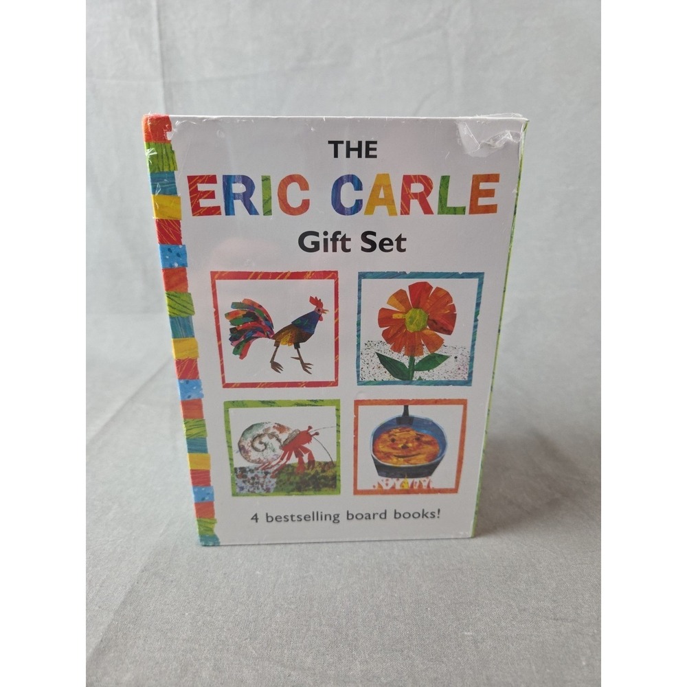 The Eric Carle Gift Set Boxed Set 4 Baby Board Books Brand New